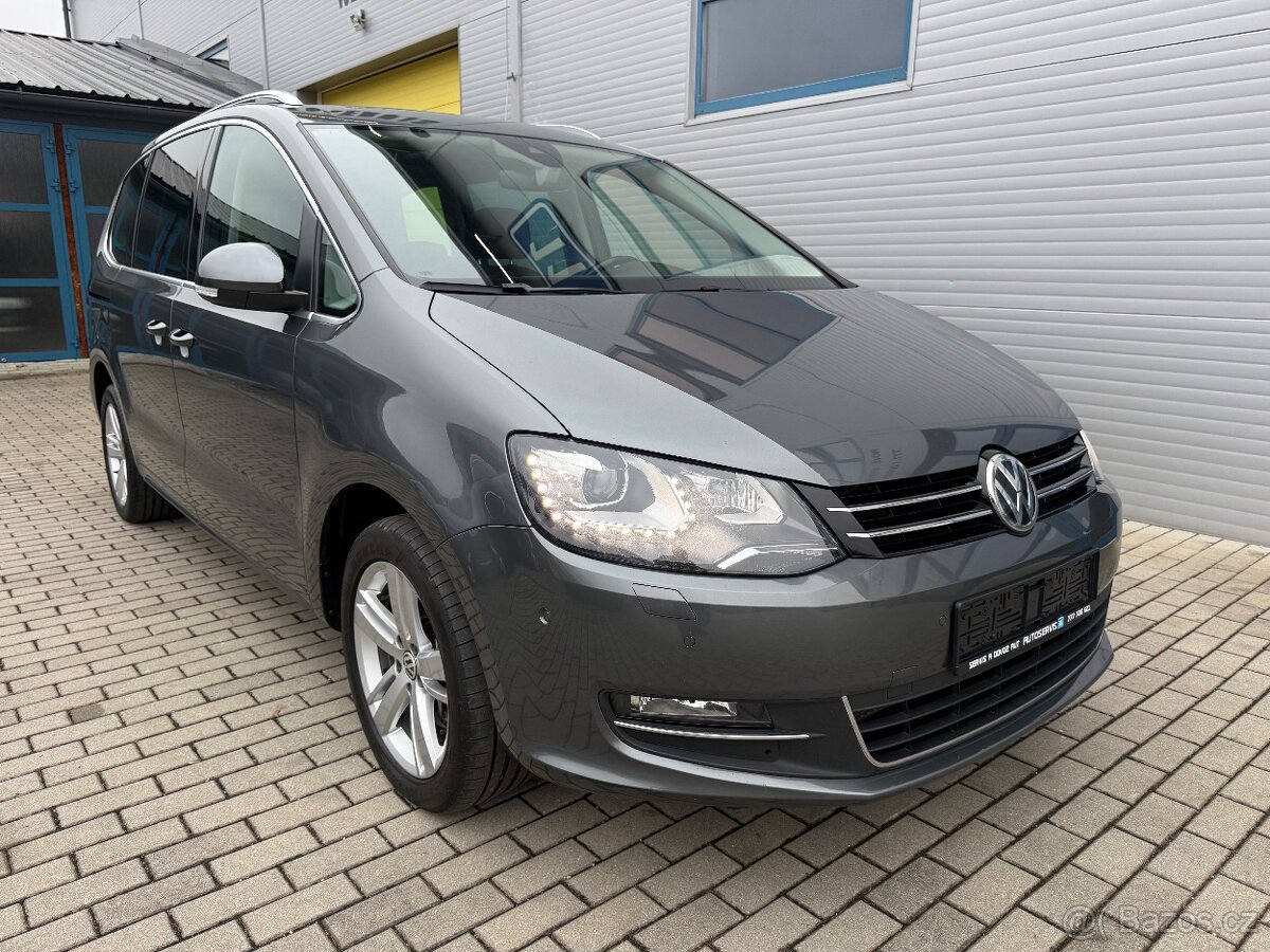 VW SHARAN 2.0 TDi DSG 4x4 LED KAMERA PANORAMA WEBASTO TAŽNÉ - 4