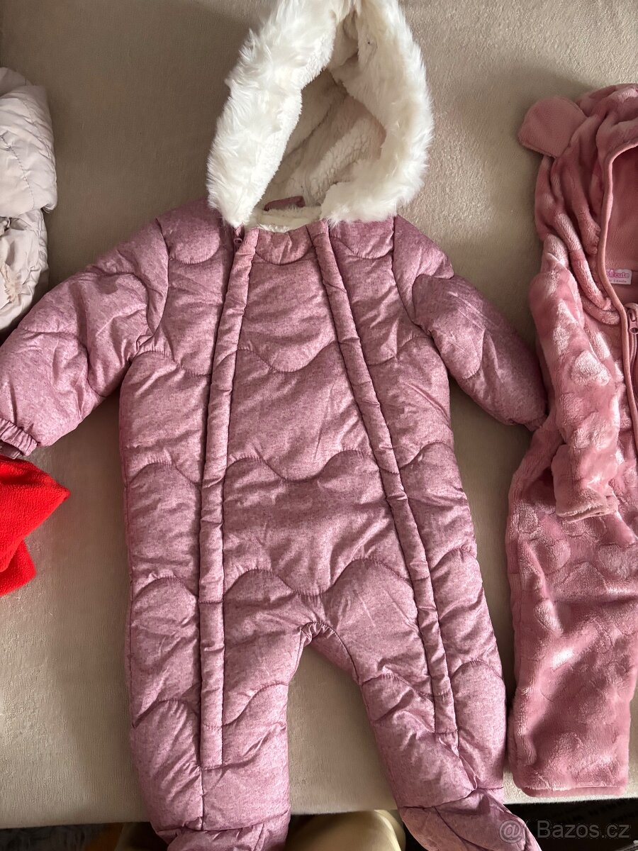 Balik zimniho obleceni 6-12 mesicu holcicka - 4