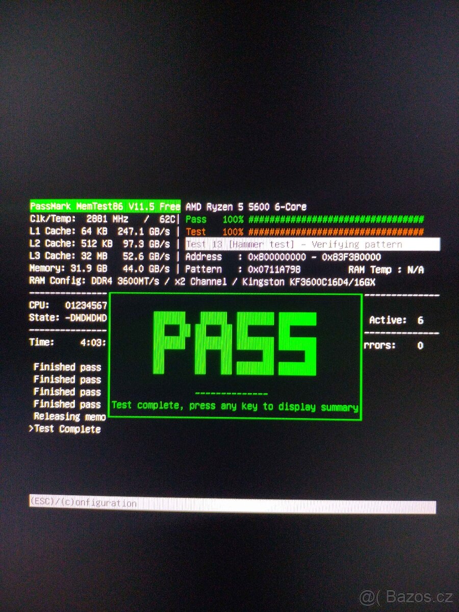Herní PC - RTX 3070 / Ryzen 5600 / 32GB RAM - 4