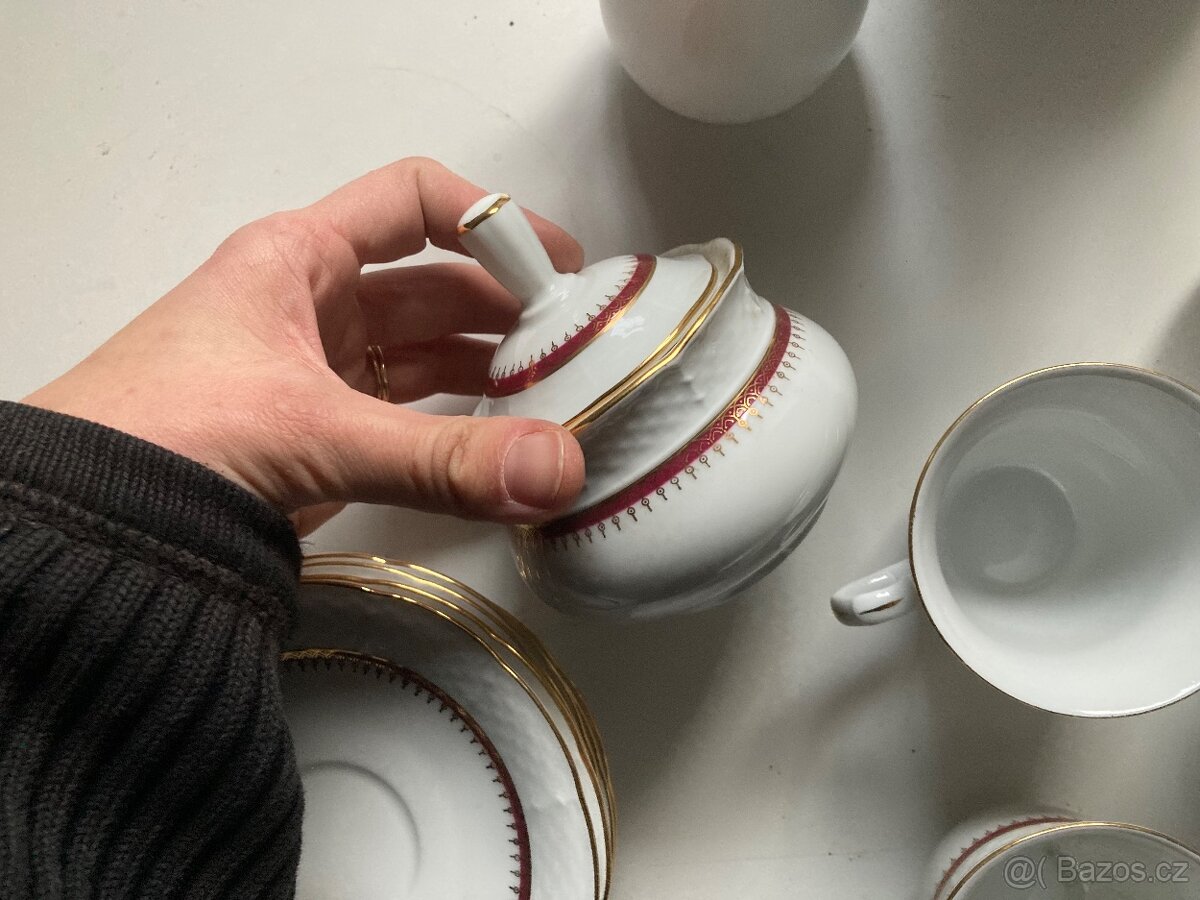 Porcelánový set Thun hnědý - 4
