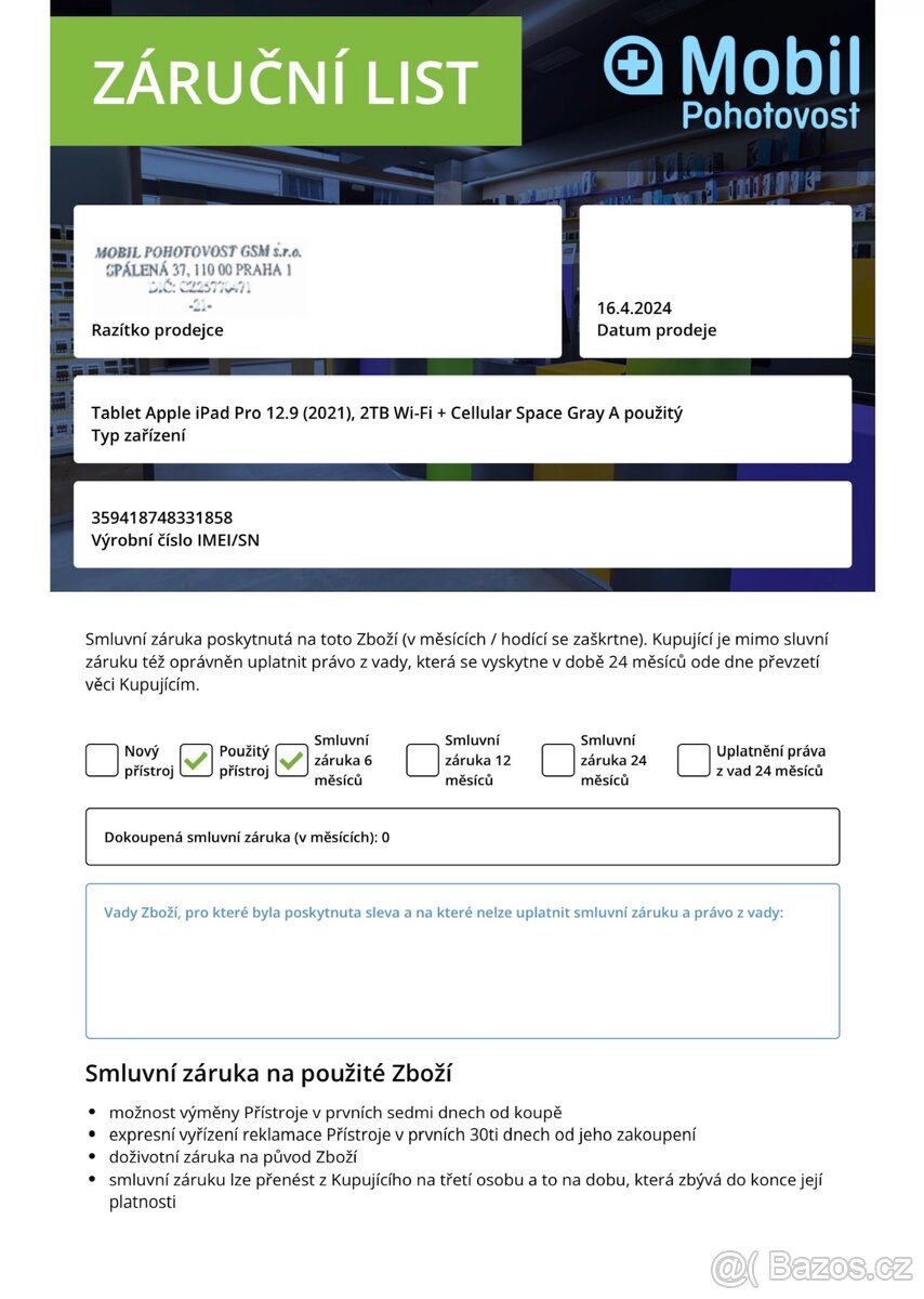 Apple iPad Pro 12.9 (2021), 2TB Wi-Fi Cellular M1 - 4