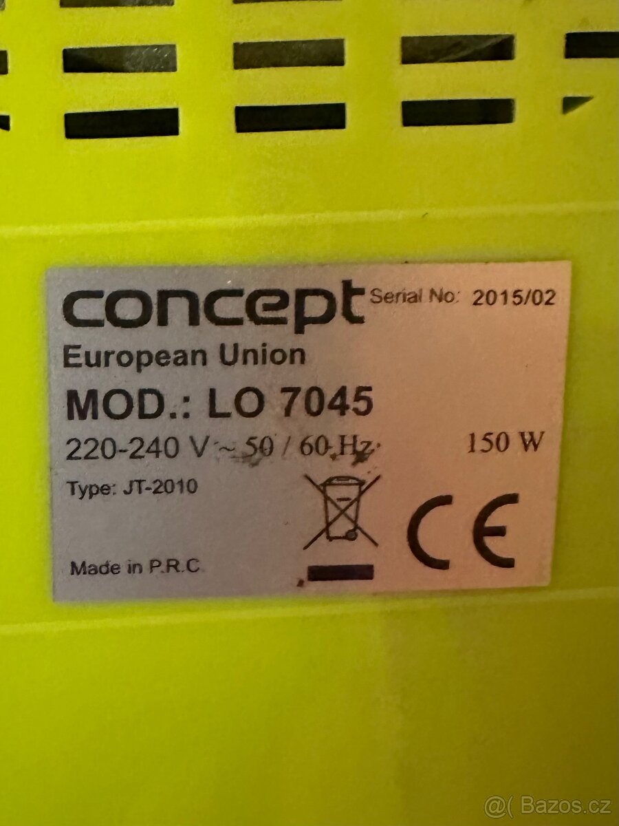 Šnekový odšťavňovač CONCEPT LO-7045 - 4