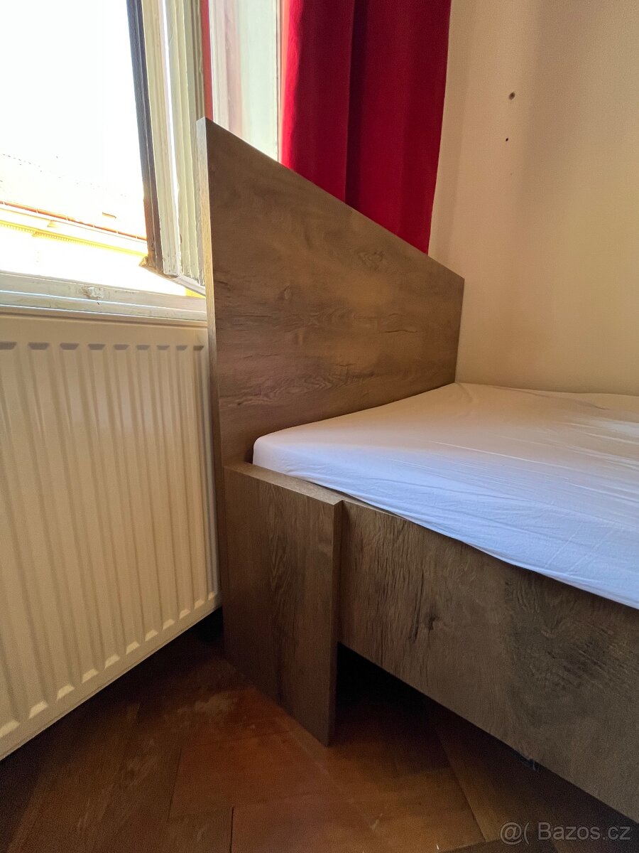 Manželská postel 140x200cm + rošt - 4