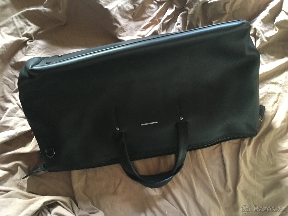 Cestovní kožená brašna - taška Ermengildo Zegna - 4