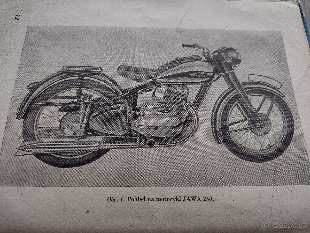 JAWA 250,350,500, POPIS, OBSLUHA, 1955 - 4