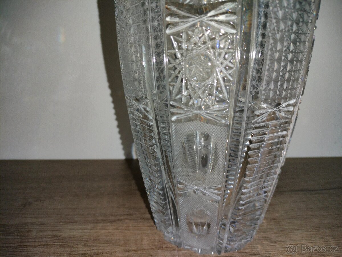 Broušená váza 20,5 cm - 4