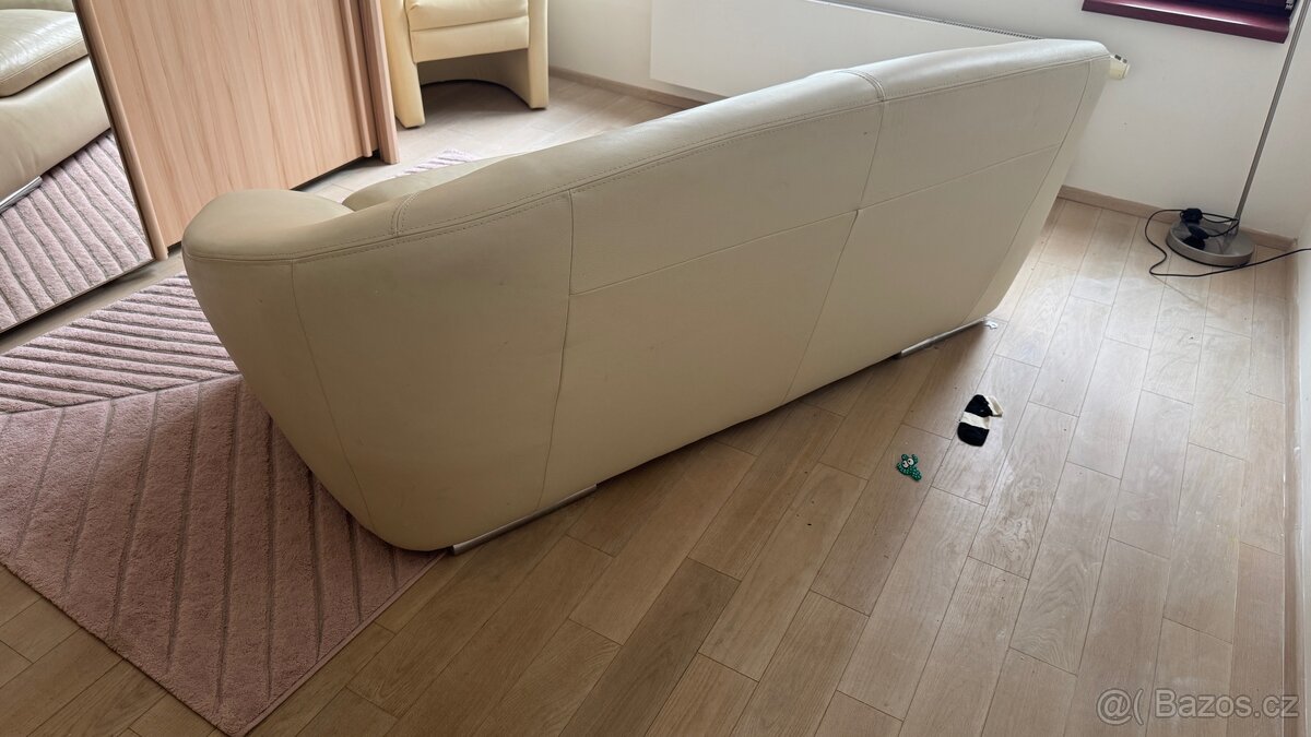 Kožený gauč 207cm - 4