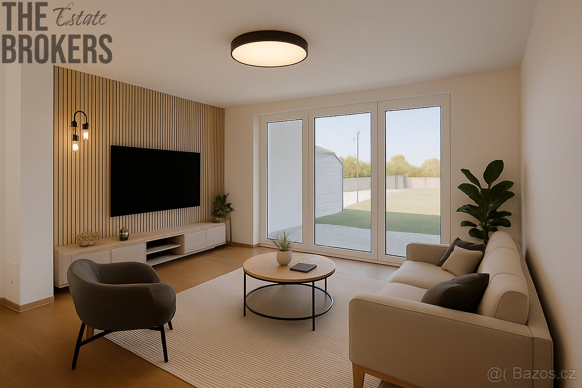 Prodej řadového domu, 145 m2, garáž, pozemek 385 m2, Bylany - 4