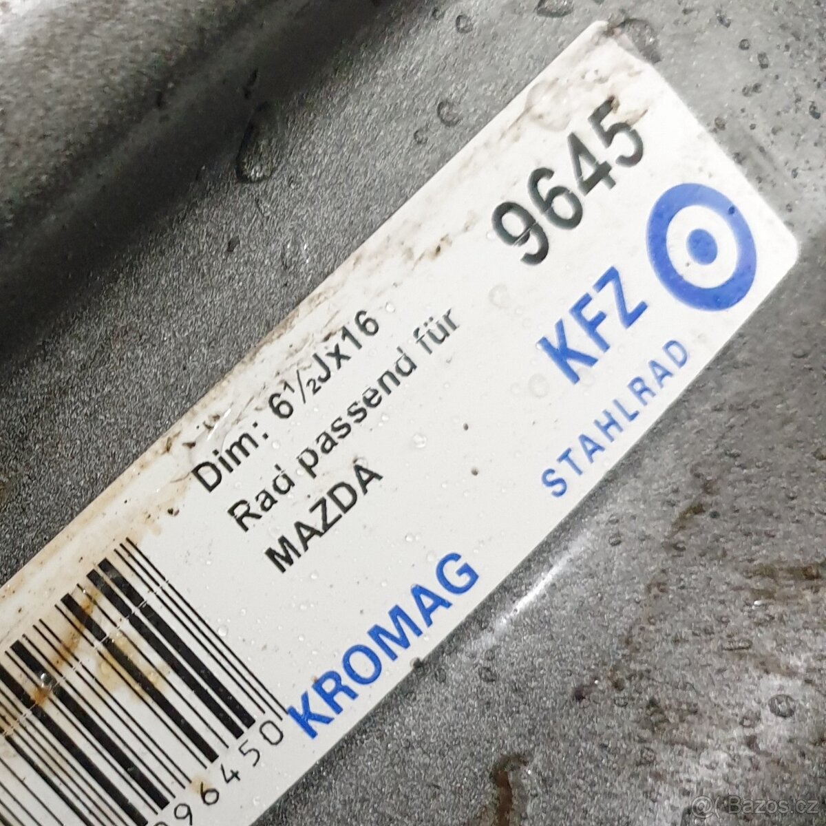 Disky na Mazda 3, CX-3, CX-5 6.5Jx16 ET50 č. AF182 - 4