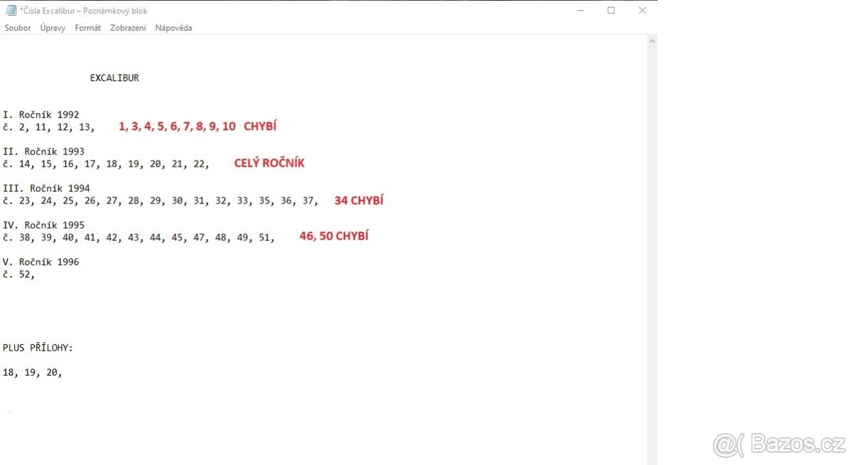 EXCALIBUR - staré POČÍTAČOVÉ HERNÍ časopisy - 44ks - 4