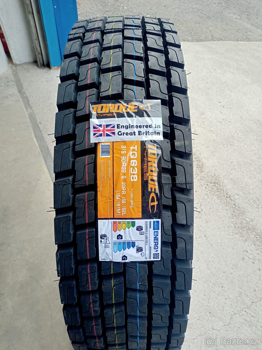 Nákladní pneu. Torque TQ-638 315/80 R22,5 156/152L - 4