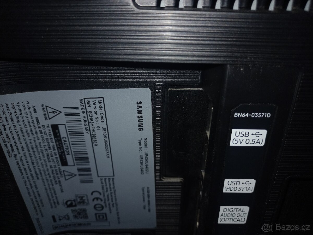 Samsung 43" 110cm 4K HDR Youtube Netflix Wifi - 4