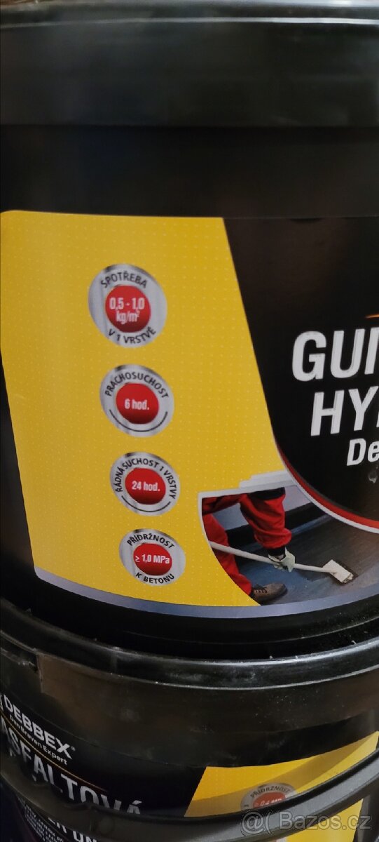 Den Braven Gumoasfaltová hydroizolace DenBit DISPER DN - 4