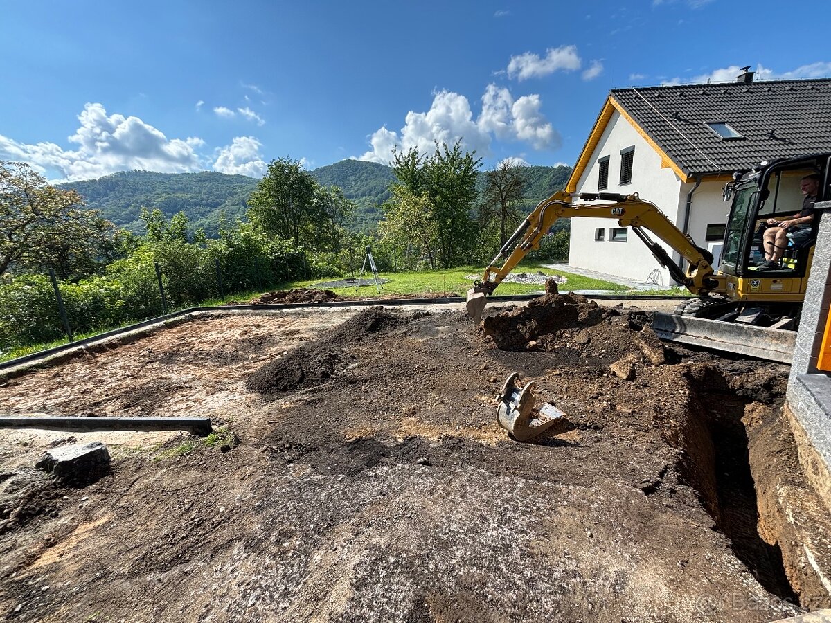 Zemní práce / fasády / zámkové dlažby / bazény / omítky - 4