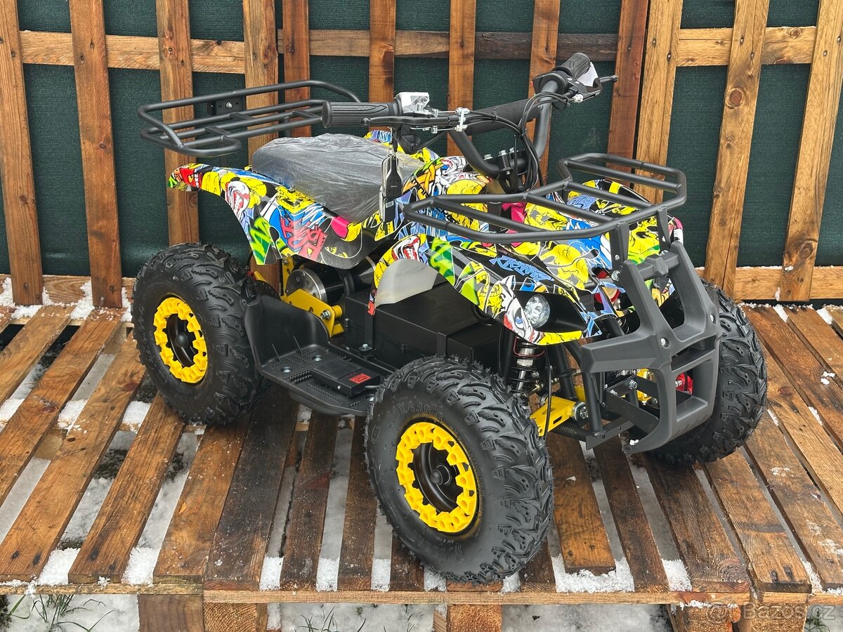 Elektro ATV Čtyřkolka 1200W 48V kola 6” AE006-7 - 4
