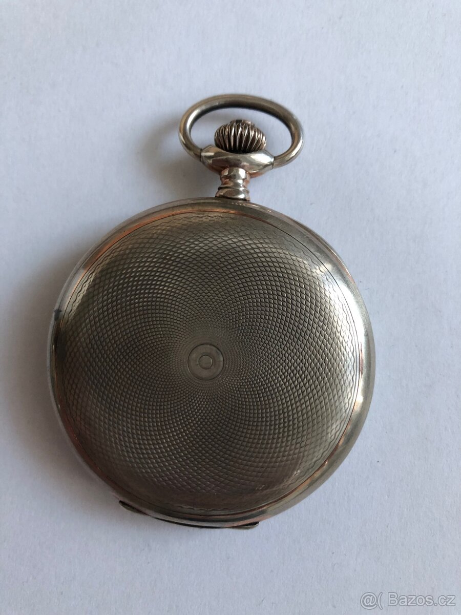 Stříbrné triplastove kapesni hodinky DOXA - 4