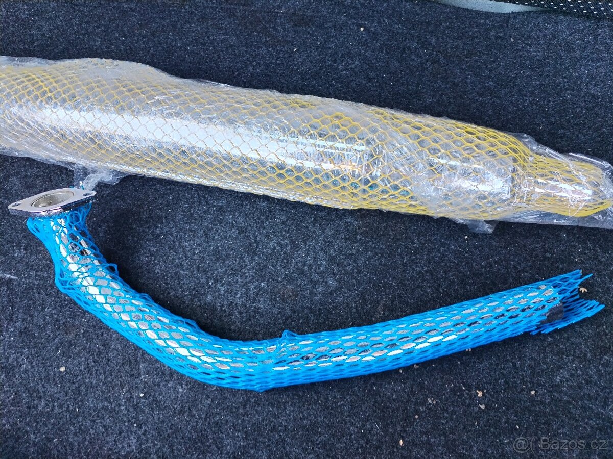 Výfuk doutník, nový, s kolenem Jawa 50 Pionýr - 4