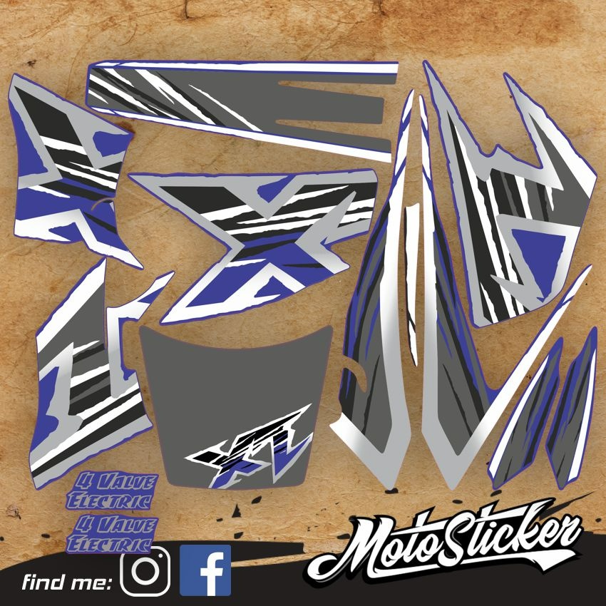 Yamaha XT600E 1998-1999 samolepky - 4