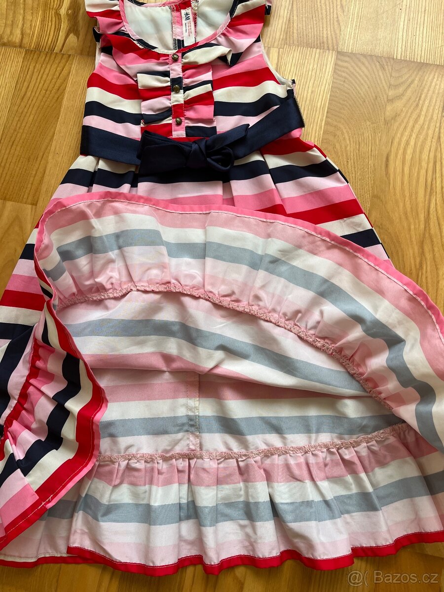 Šaty pro slečnu H&M, vel. 128 - 4