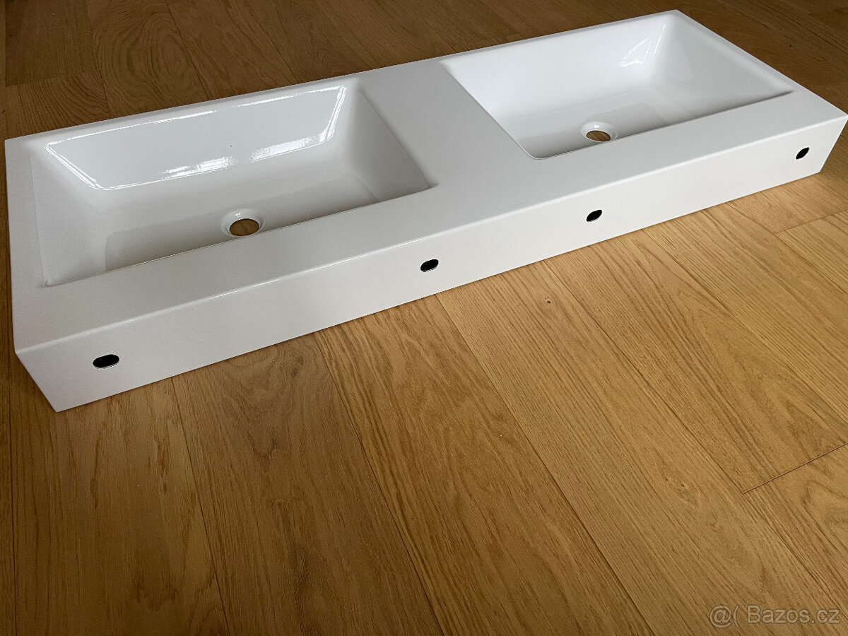 Kaldewei PURO 3170, umyvadlo na stěnu / desku, 1300x460mm - 4