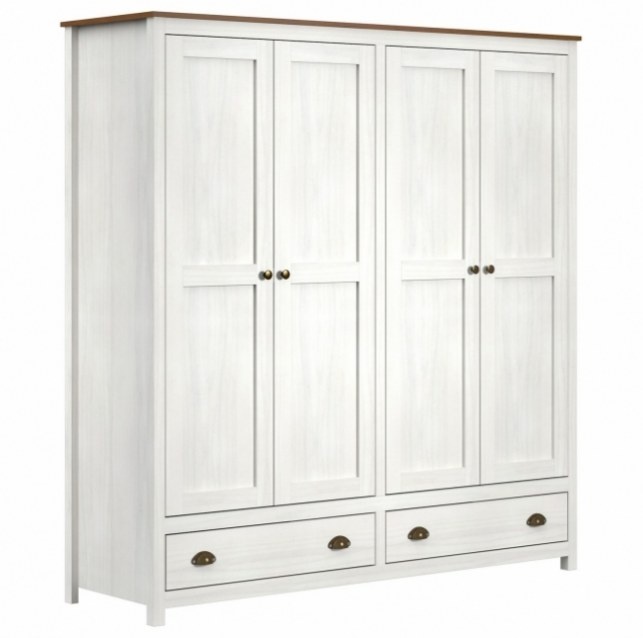 Dřevěná skříň 4dveřová TOPAZIO - 4