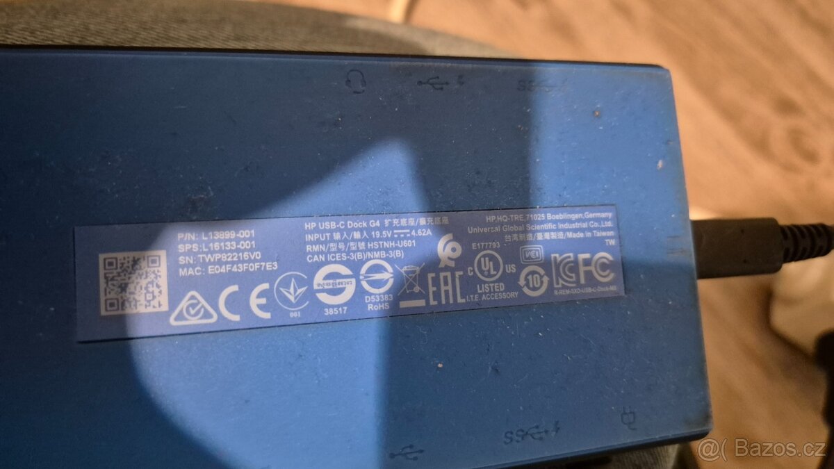 Set notebooku HP Probook 450 G5, dokovací stanice a 23" mon - 4