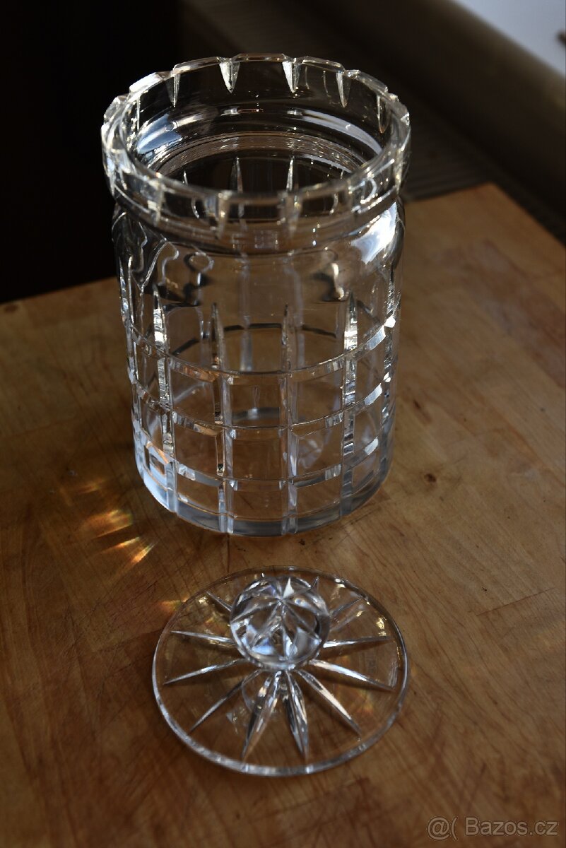 Křišťálová dóza na sušenky - 4