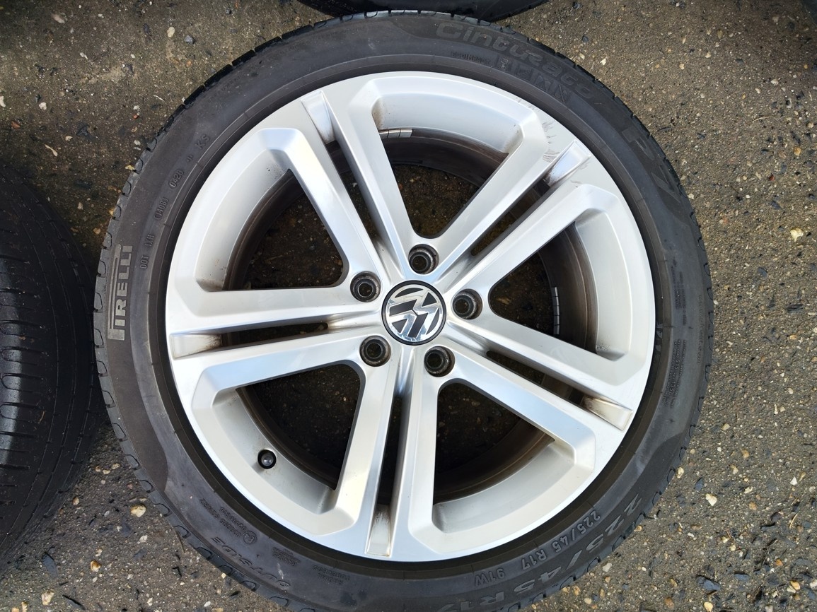 17"alu sada Mallory 5x112 origo Scirocco Passat CC R-Line - 4