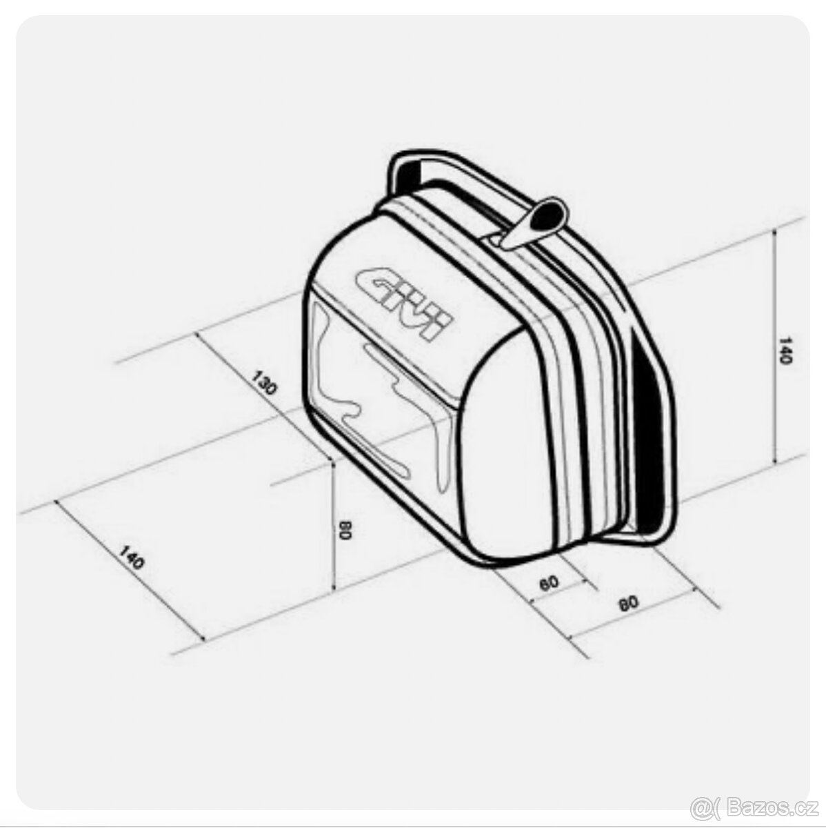 Pouzdro navigace na skutr GIVI S 850 - 4