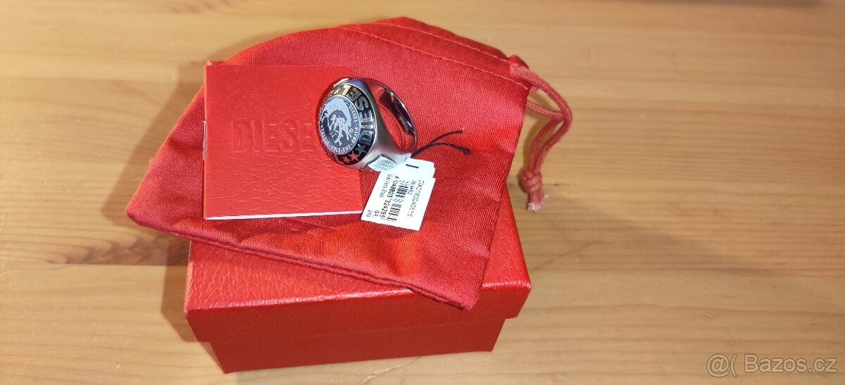 Diesel Moderní pánský prsten velikost 66 - 4