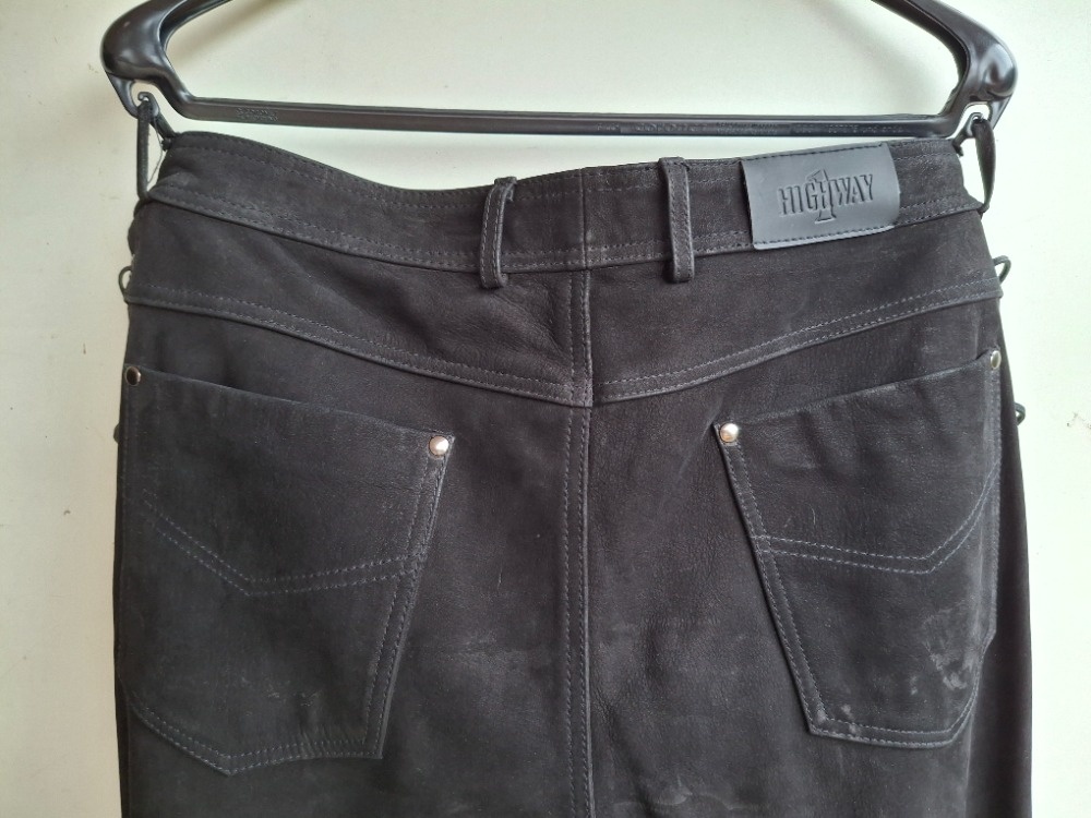 Moto kalhoty kožené - 4