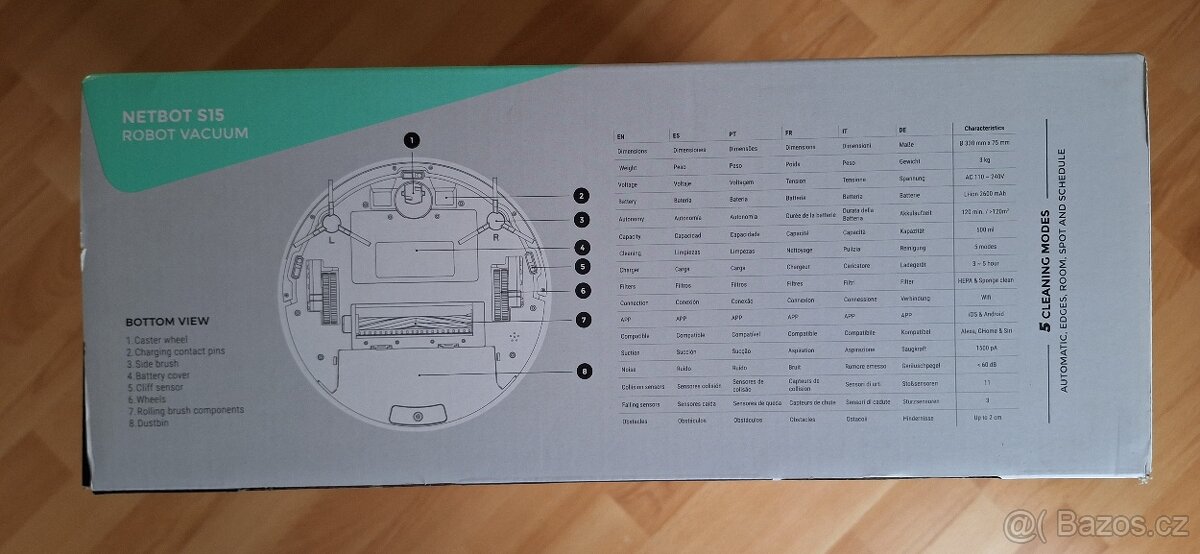 NOVÝ robotický vysavač IKOHS NetBot S15 - 4