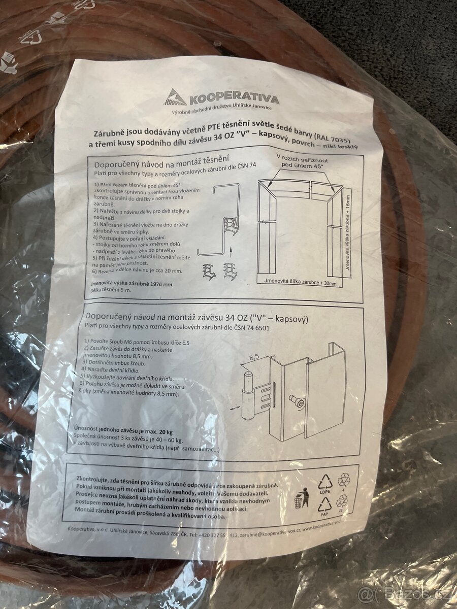 Kovová zárubeň 80L - 4