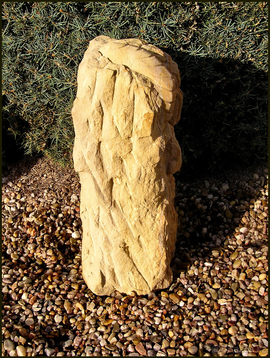 SOCHA, HLAVA Z PÍSKOVCE - ČERT - 4