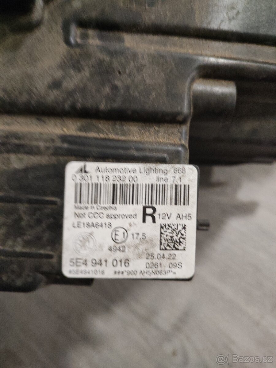 Škoda Octavia 4 PP světlo 5E4941016 - 4