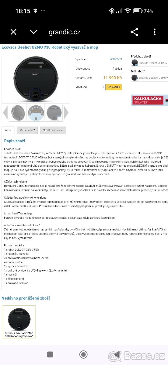 Roboticky vysavač - 4