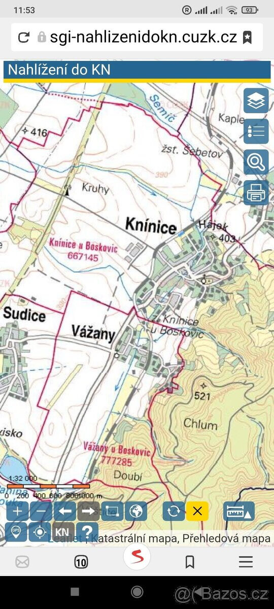 Pozemek pro zahradu Knínice u Boskovic 2085m2 - 4