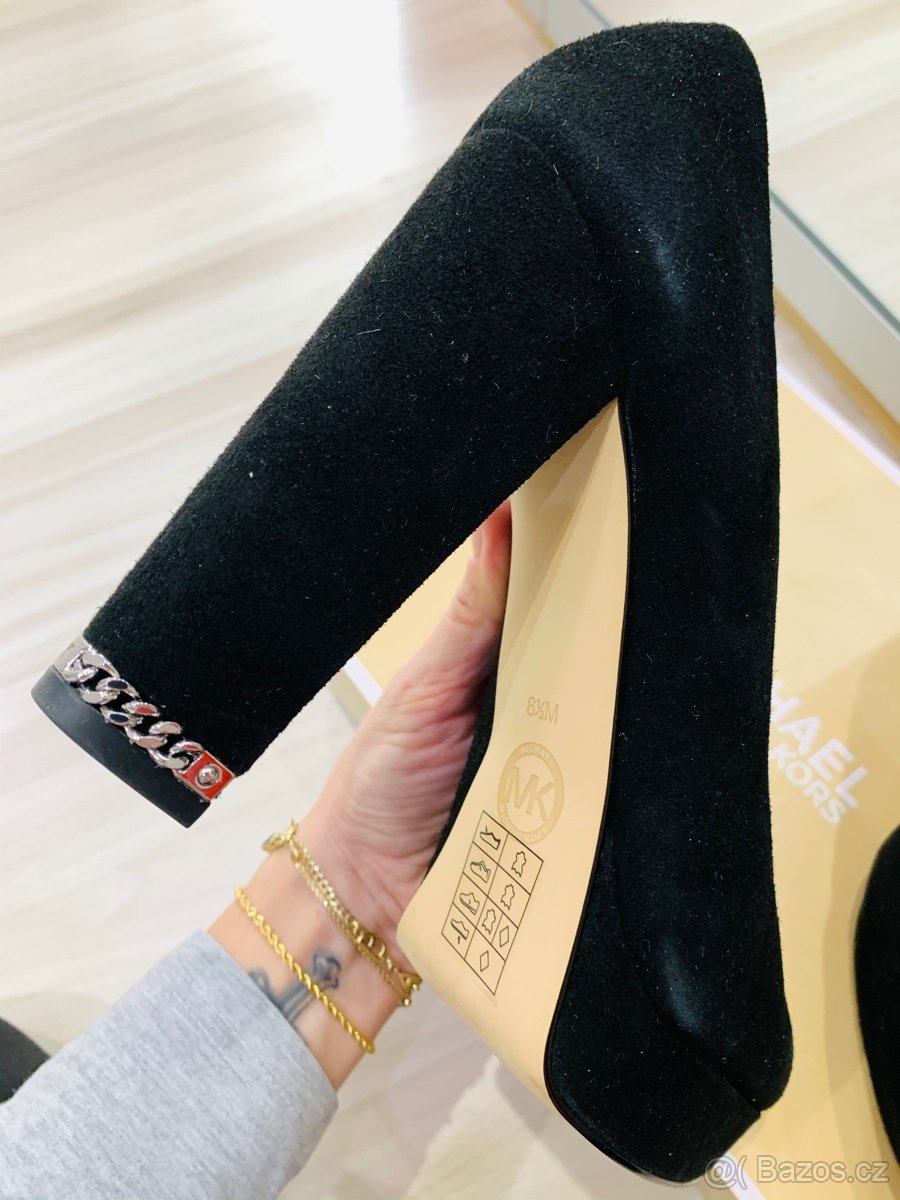 Dámské černé lodičky Michael Kors - 4