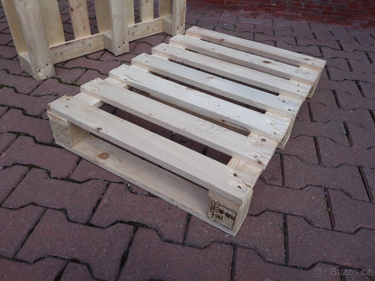 Palety standard 1/2, 80x57cm. Nové - 4