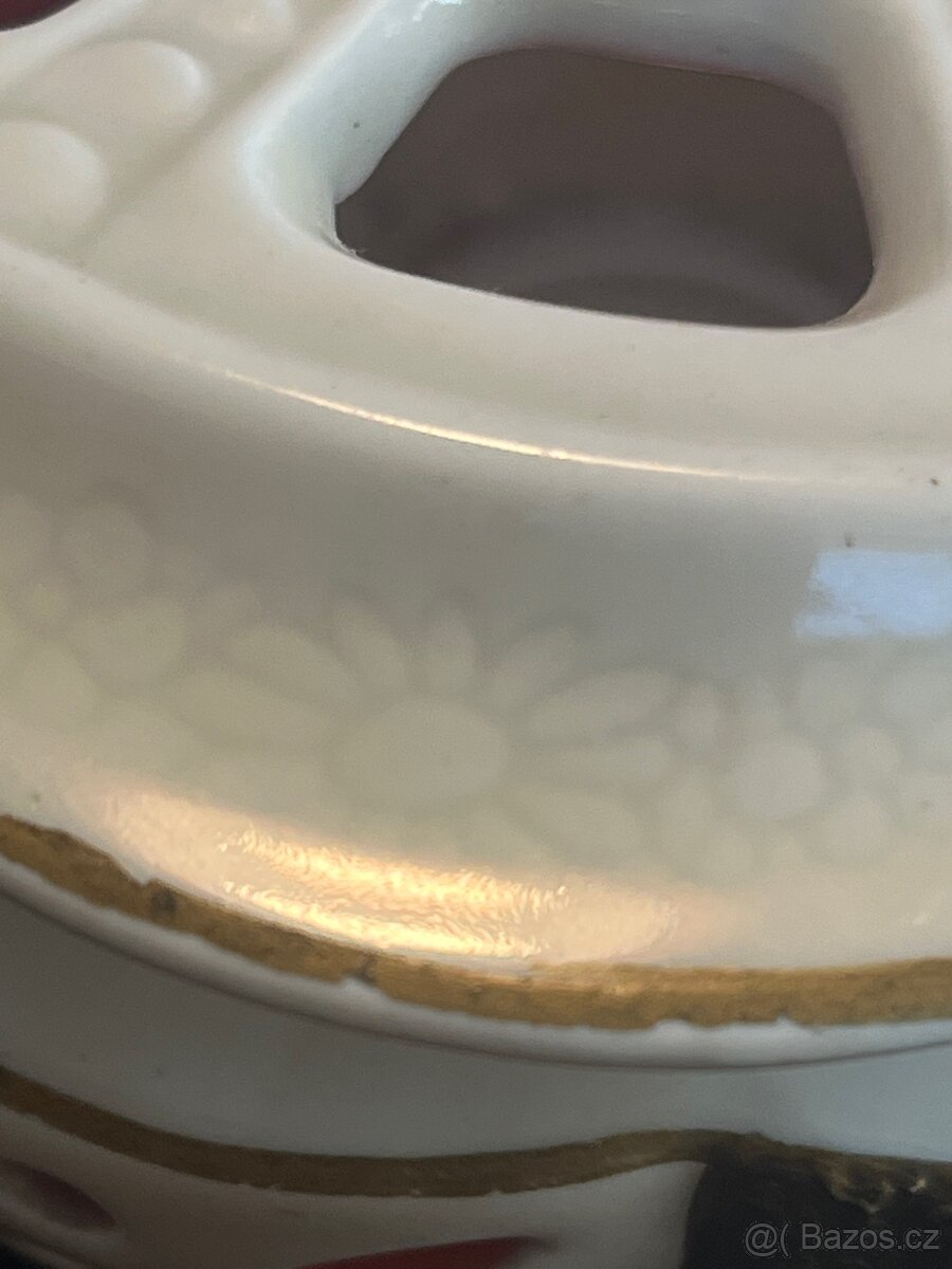 Art Déco ohřívač čaje, Neutettau 16 cm - 4