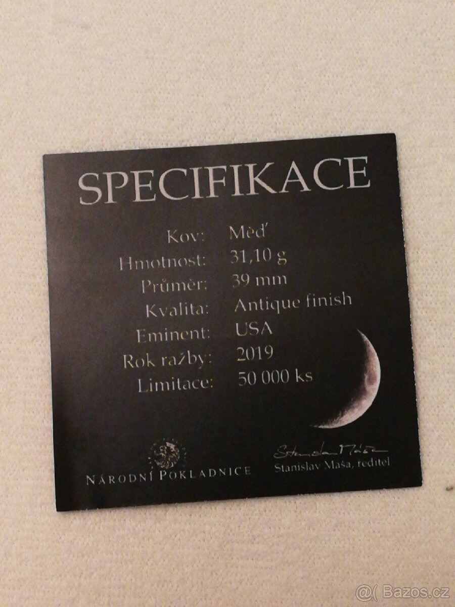 Pamětní medaile Apollo 11 - 4