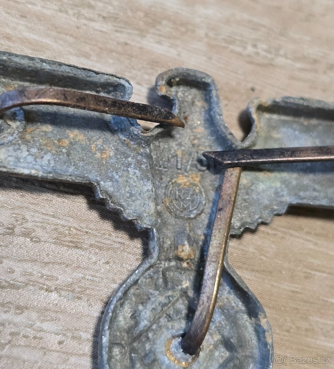 Politická orlice NSDAP z brigadýrky - výkopek - 4