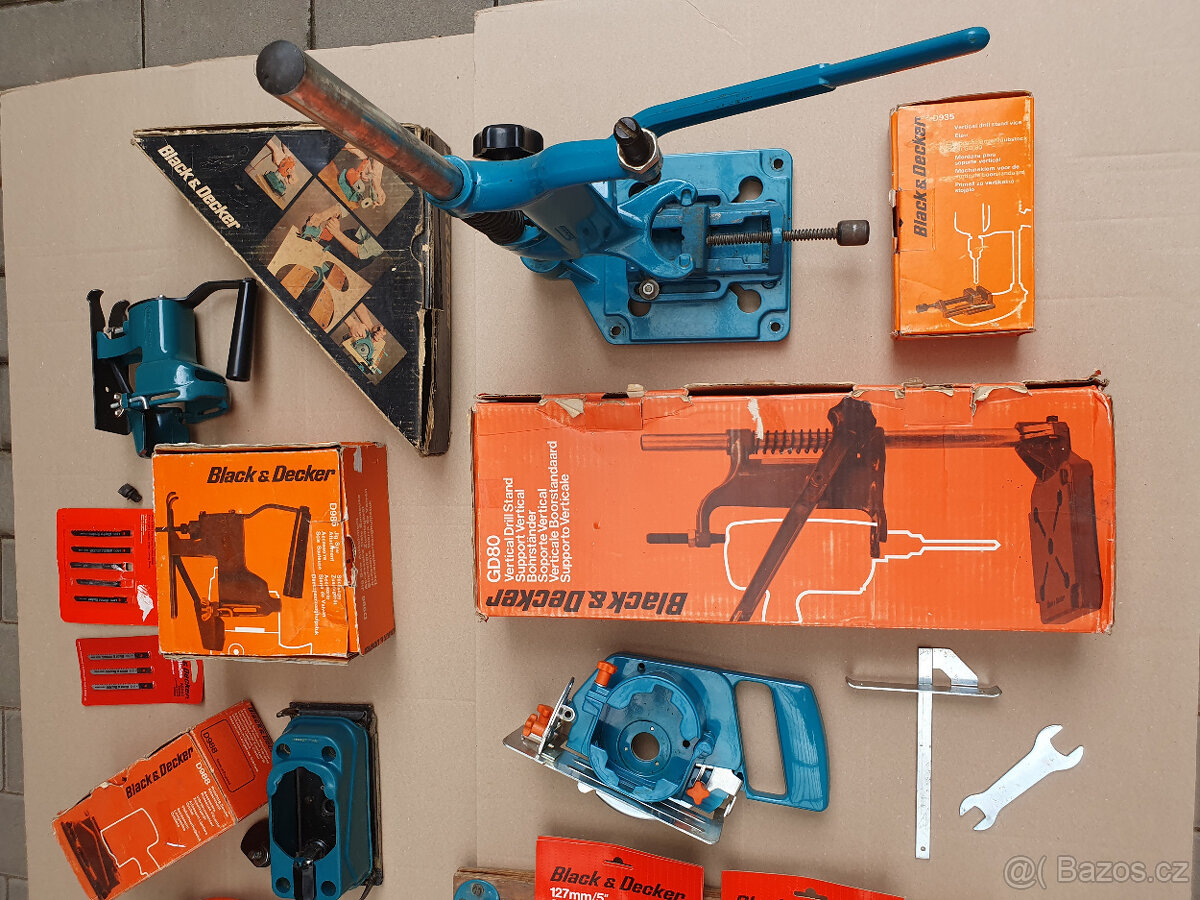vrtačka B+D s příslušenstvím , původní balení - 4