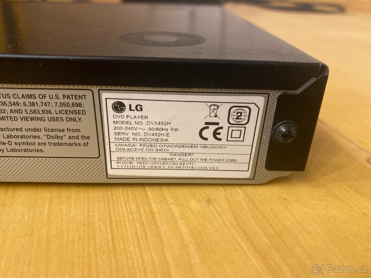 LG DVX482H DVD přehrávač - 4