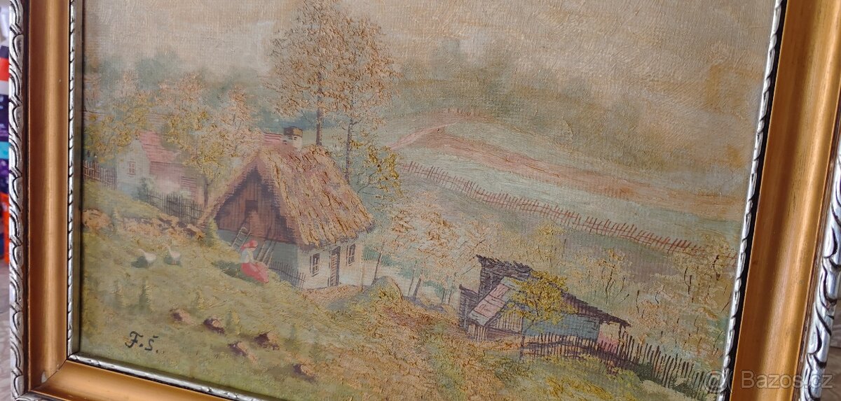 Obraz s monogramem F.Š - 4