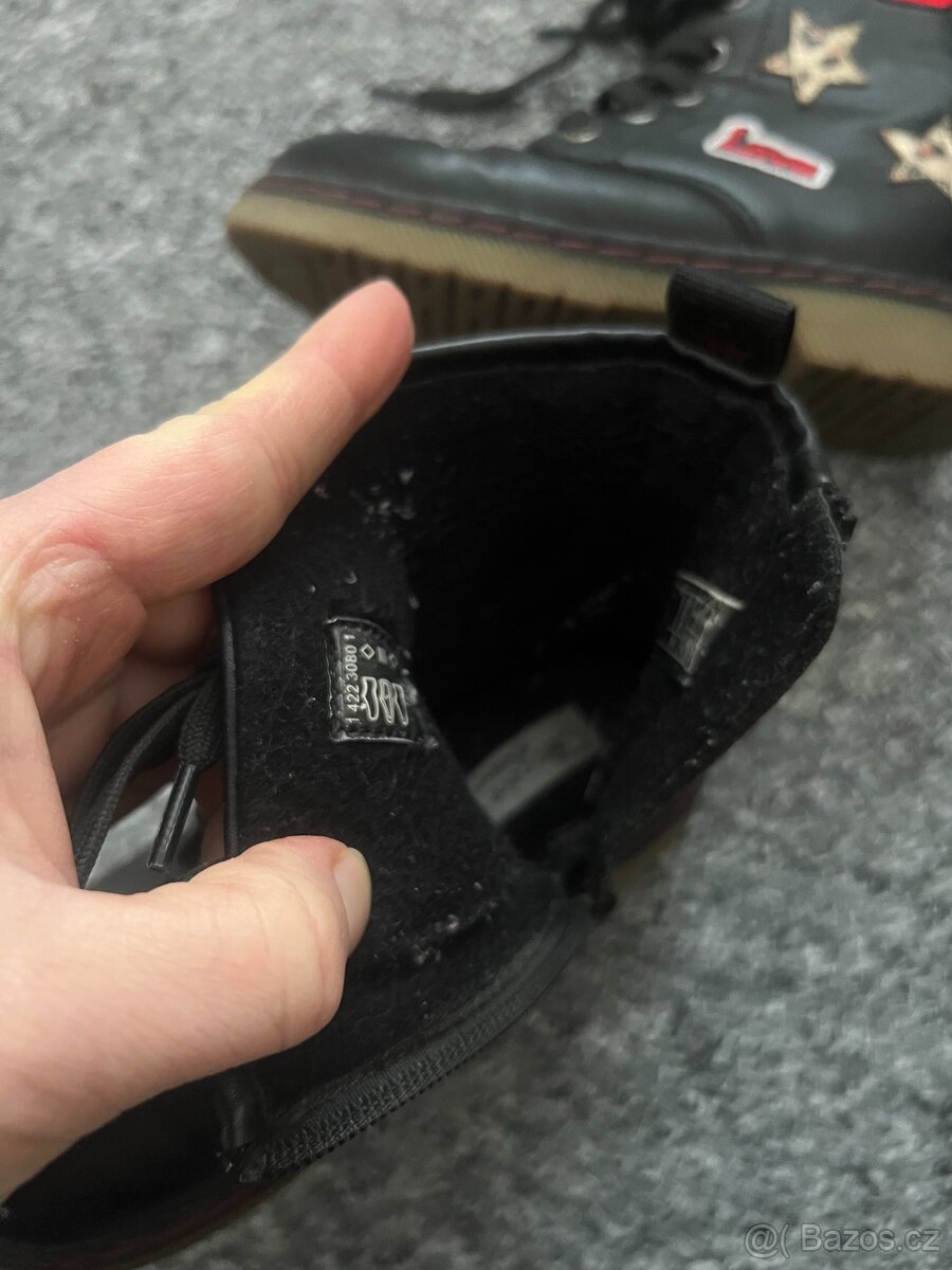 Dětské dívčí černé vyteplené traktorky vel. 27 - 4