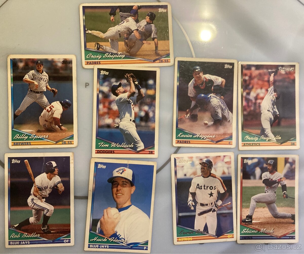 24x Baseball karty / kartičky - 4