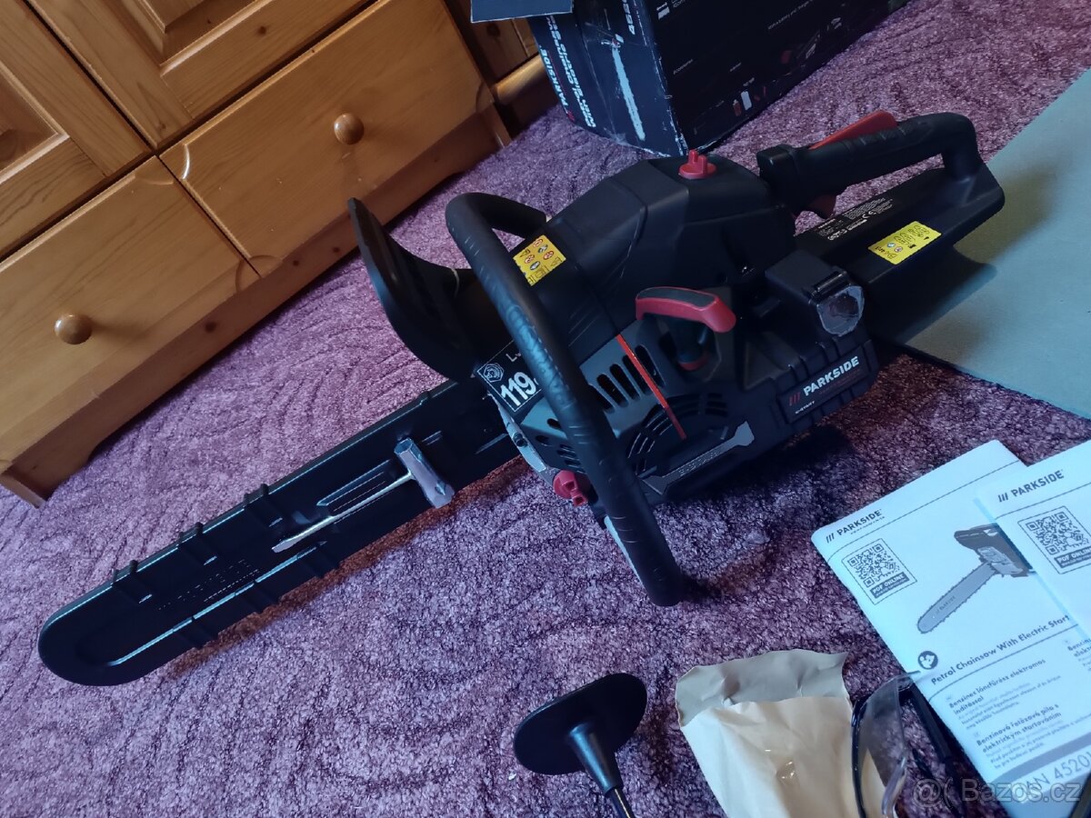 Benzínová motorová pila parkside performance NOVÁ - 4