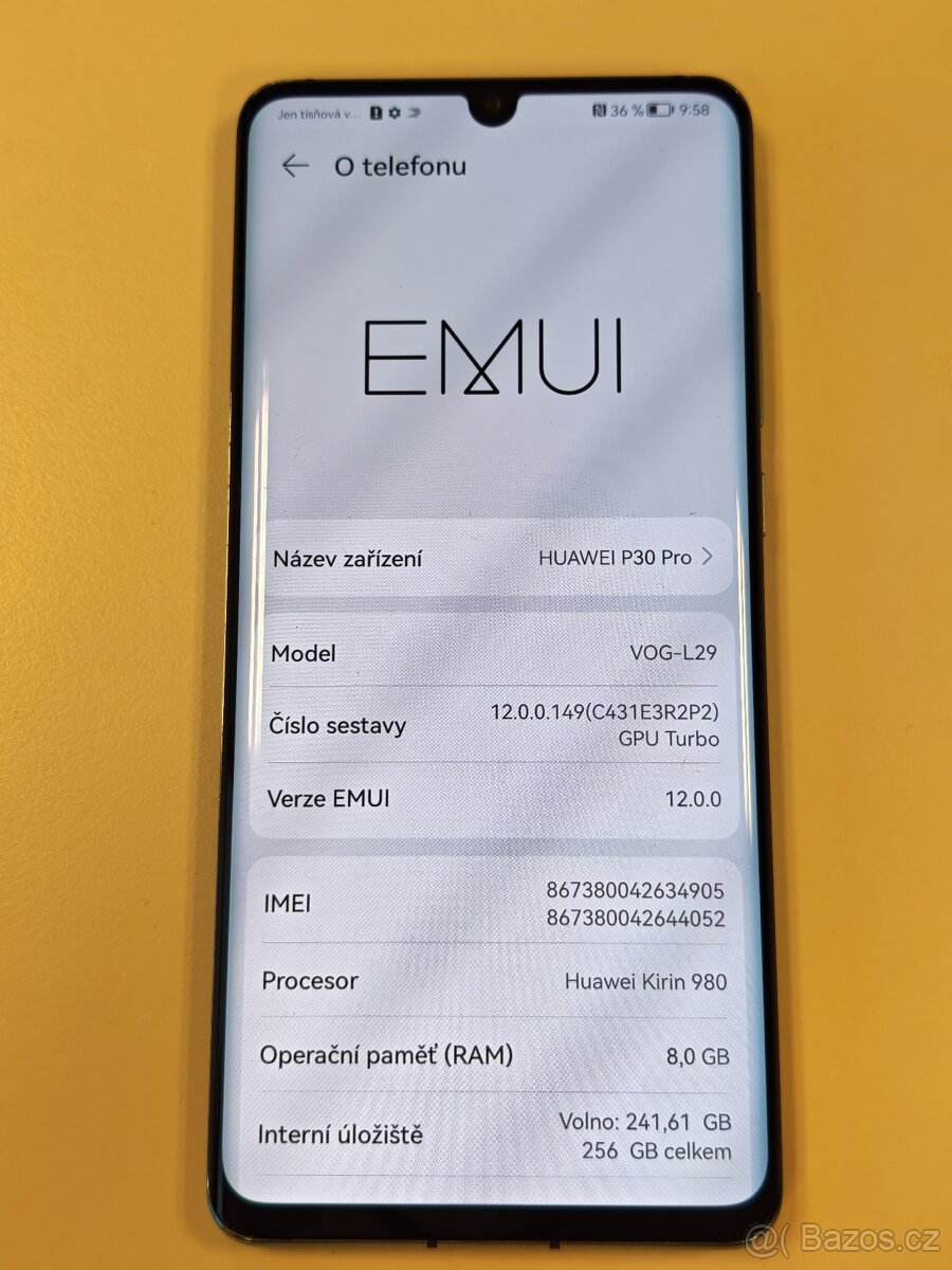 Huawei P30 Pro 8 + 256GB - 4
