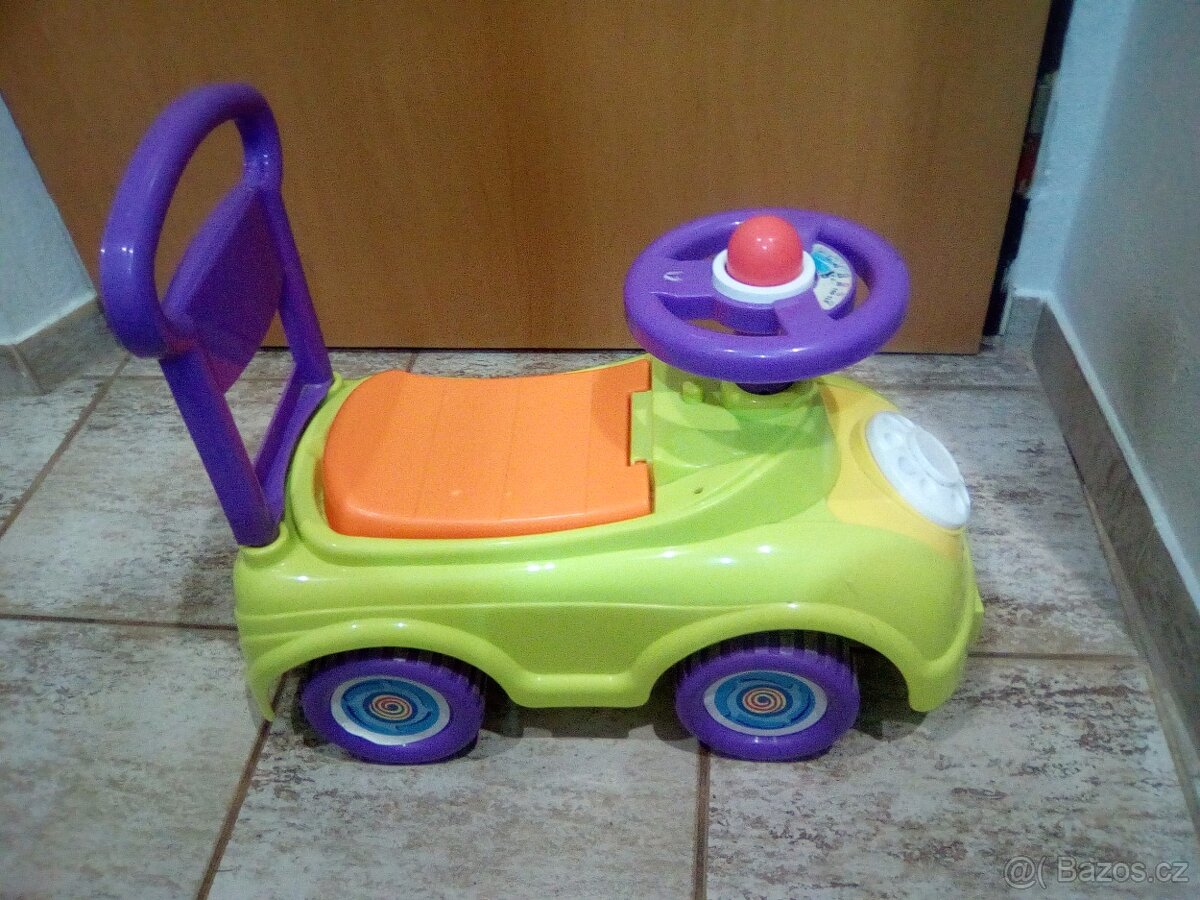Odrážedlo auto zelené autíčko - 4